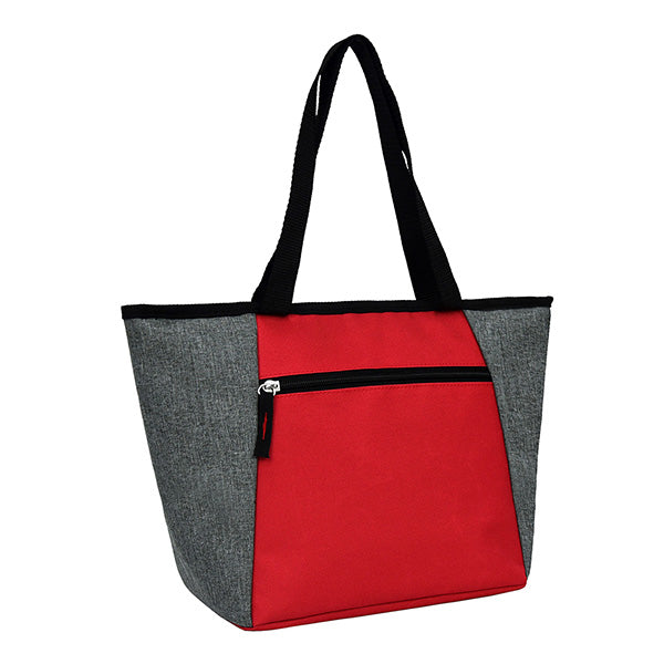 15" Polyester Insulated Cooler Lunch Tote with Zipper