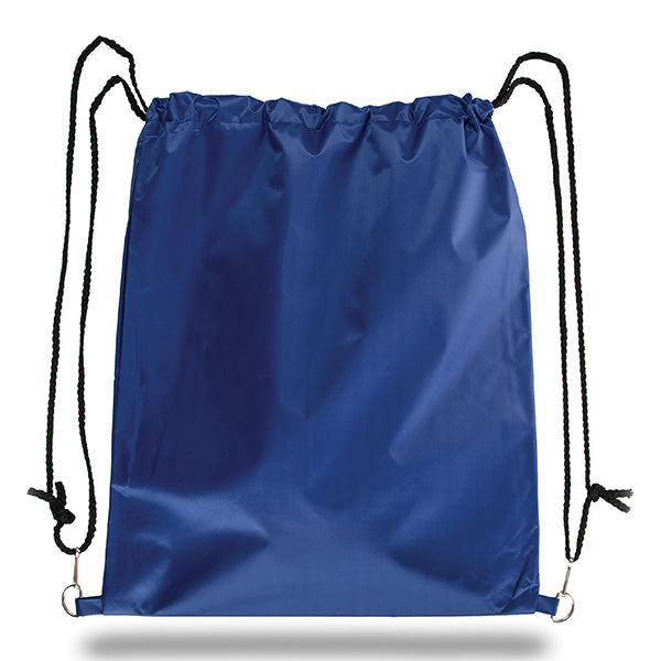 15" Heavyweight Waterproof Polyester Drawstring Backpack