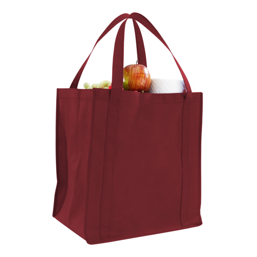12.5-Inch Non-Woven Grocery Bag with Reinforced Handles