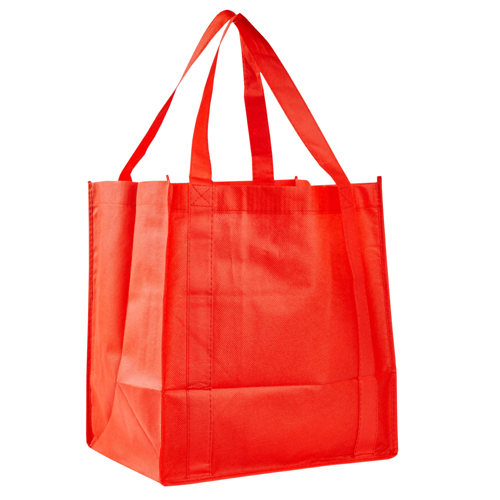 12.5-Inch Non-Woven Grocery Bag with Reinforced Handles