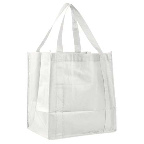 12.5-Inch Non-Woven Grocery Bag with Reinforced Handles
