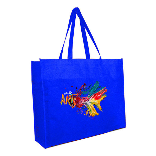 20-Inch Huge Reusable Non-Woven Shopping Bag with Bottom Insert