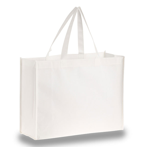 16-Inch Large Non-Woven Shopping Bag with Bottom Insert