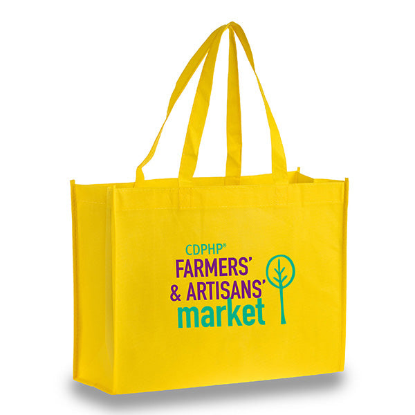 16-Inch Large Non-Woven Shopping Bag with Bottom Insert