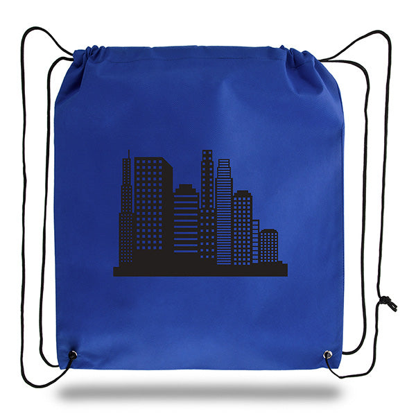 16-Inch Water Repellent Non-Woven Drawstring Backpack