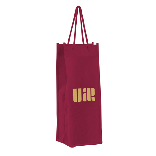 Single Bottle Wine Tote Bag