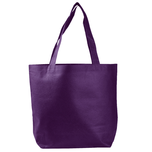 Econo Non-Woven Tote Bag with 5-Inch Bottom Gusset