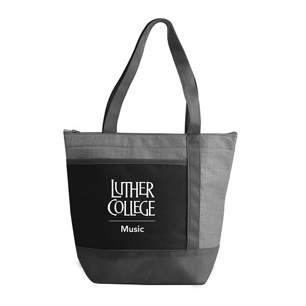 13" Non-Woven Insulated Tote Cooler Bag with Zipper