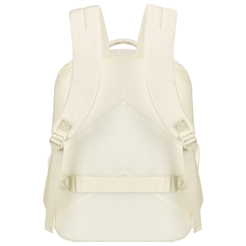15" Quilted Polyester Backpack with Multiple Pockets