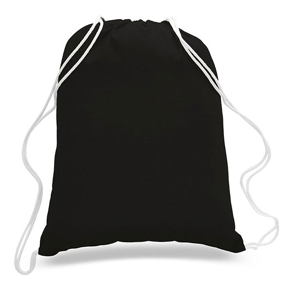 Large Cotton Canvas Drawstring Sports Pack 17 x 20 Inches