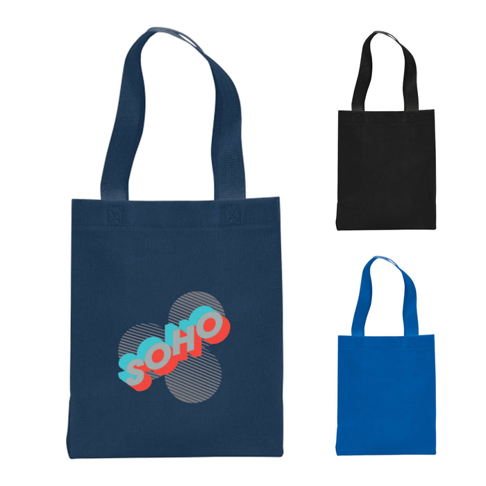 Challenger Mini Non-Woven Tote with Heat-Sealed Construction
