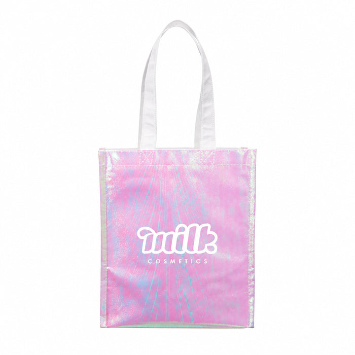 Iridescent Non-Woven Gift Tote with Open Main Compartment