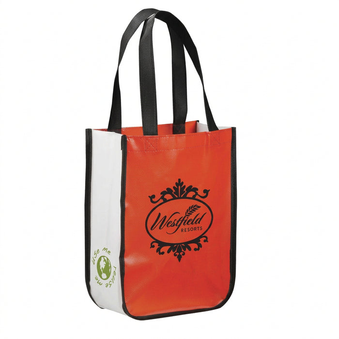 Gloss Laminated Non-Woven Gift Tote with Water-Resistant Finish