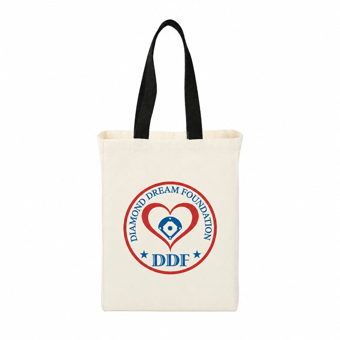 Nebraska 5oz Cotton Canvas Grocery Tote with Webbed Handles