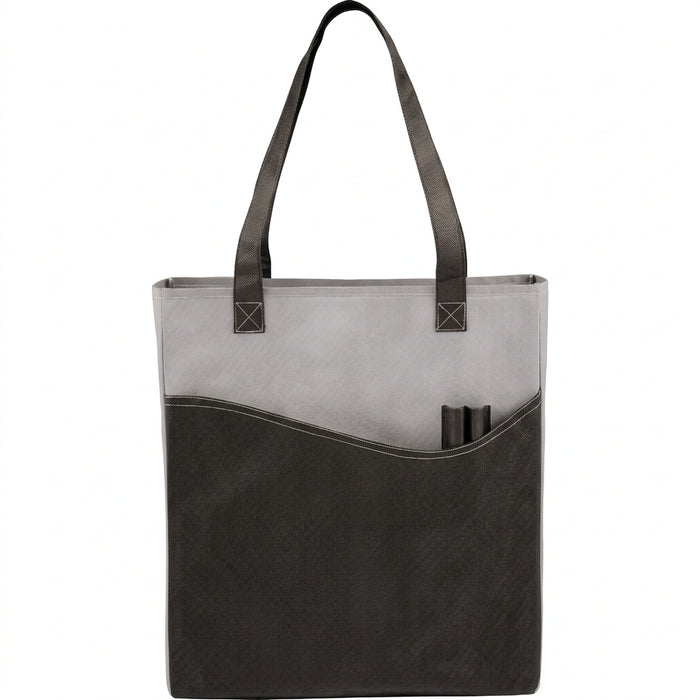 Rivers Non-Woven Convention Tote with Front Pocket