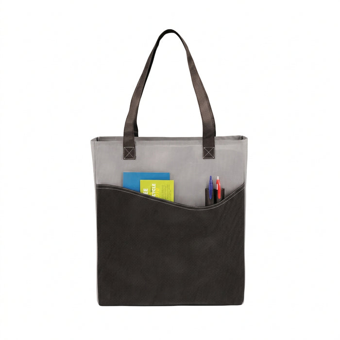 Rivers Non-Woven Convention Tote with Front Pocket