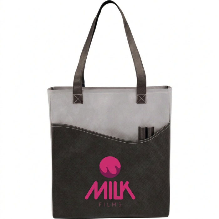 Rivers Non-Woven Convention Tote with Front Pocket