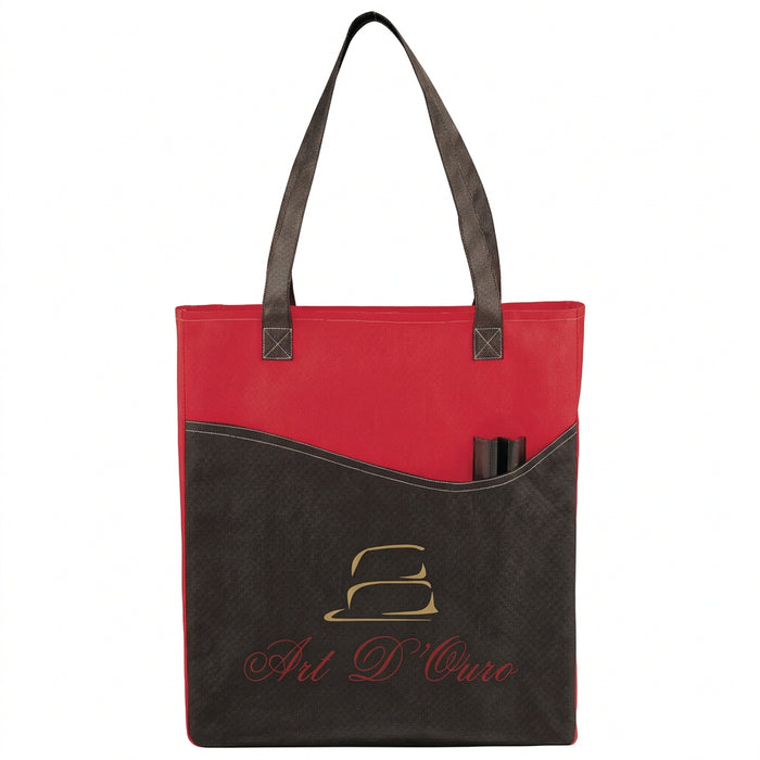 Rivers Non-Woven Convention Tote with Front Pocket