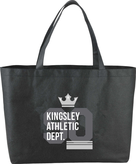 Big Boy Non-Woven Shopper Tote with Large Open Main Compartment
