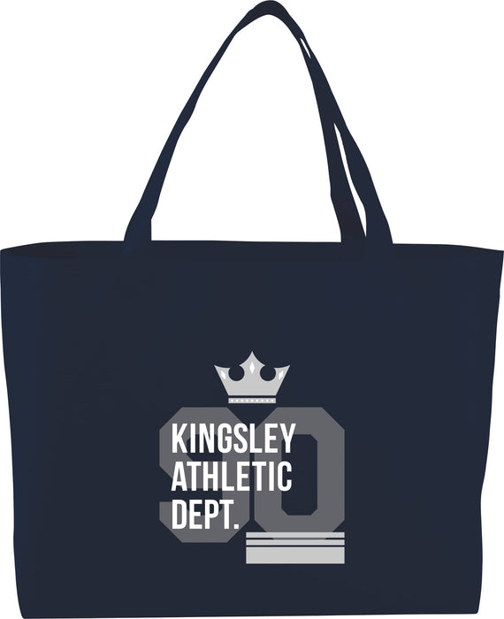 Big Boy Non-Woven Shopper Tote with Large Open Main Compartment