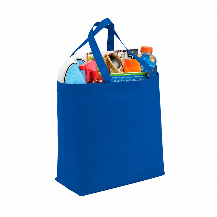 Big Boy Non-Woven Shopper Tote with Large Open Main Compartment