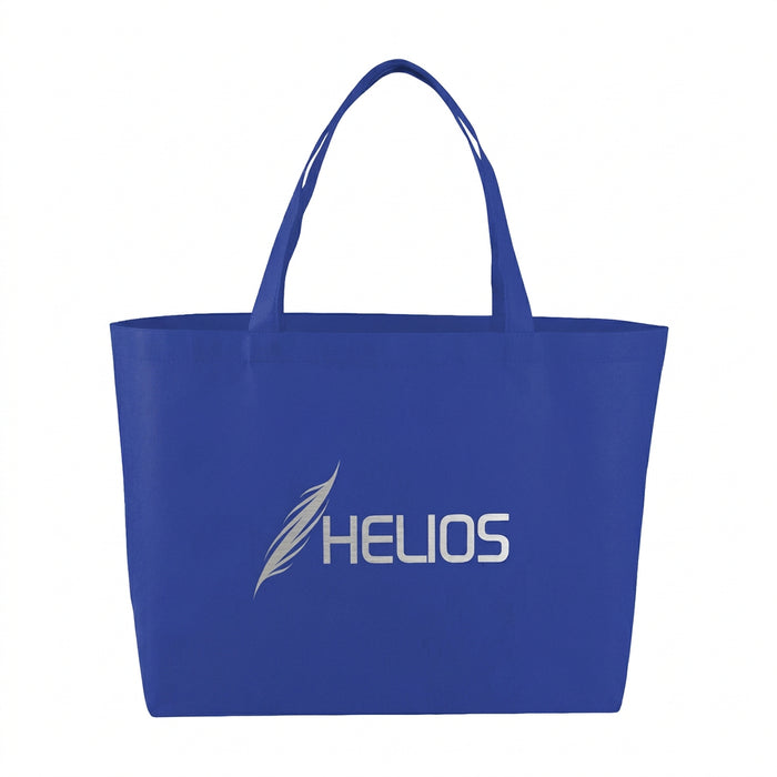 Big Boy Non-Woven Shopper Tote with Large Open Main Compartment