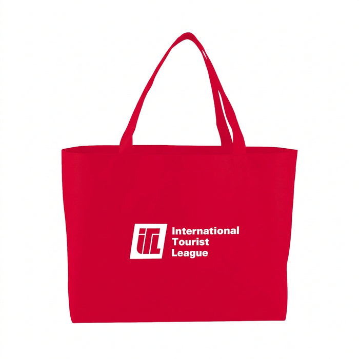 Big Boy Non-Woven Shopper Tote with Large Open Main Compartment