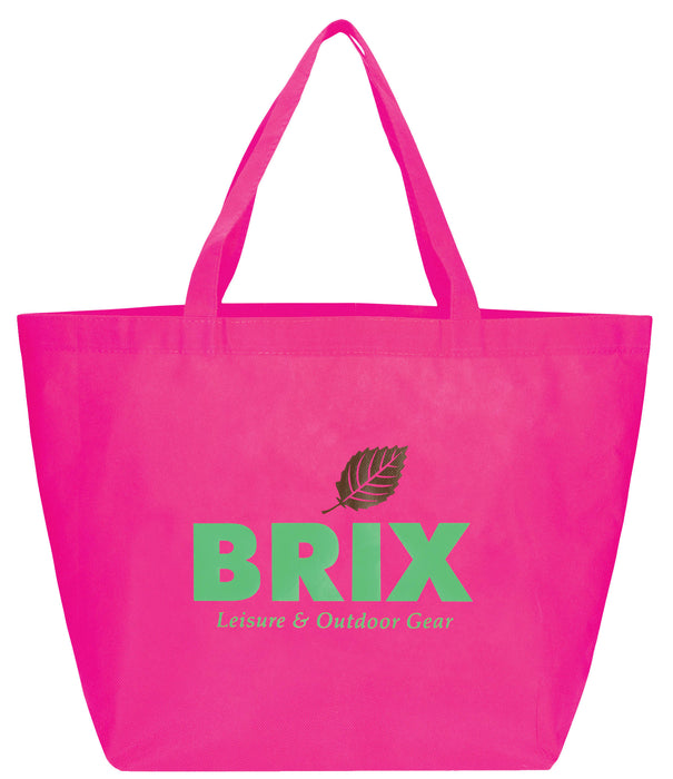 YaYa Budget Non-Woven Shopper Tote with Reinforced Handles