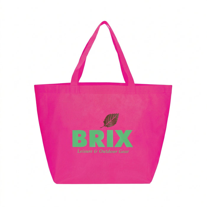 YaYa Budget Non-Woven Shopper Tote with Reinforced Handles