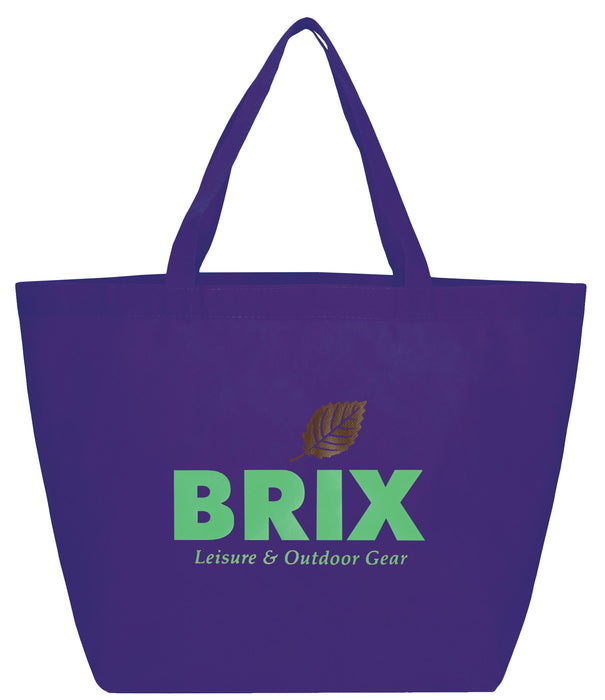 YaYa Budget Non-Woven Shopper Tote with Reinforced Handles