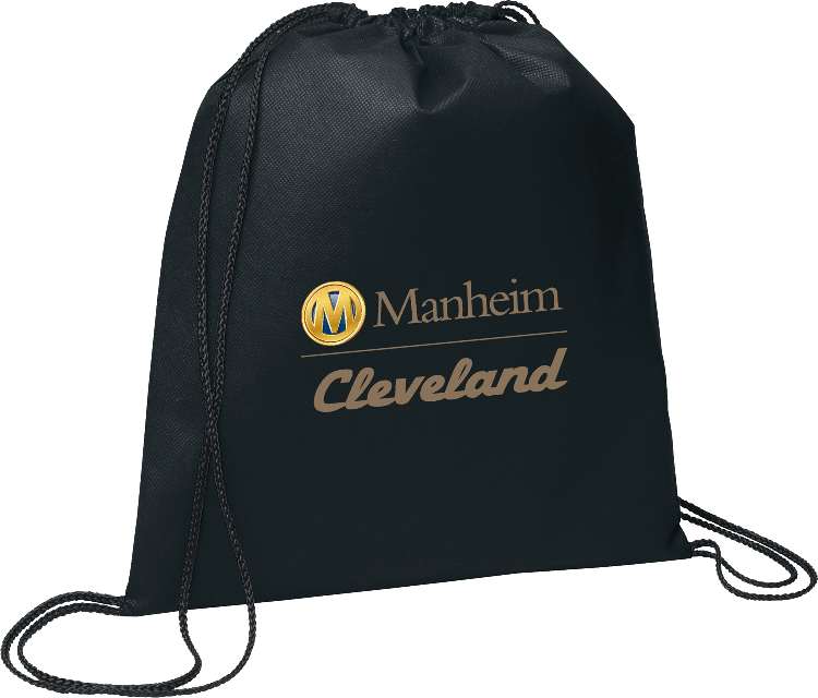 Evergreen Non-Woven Drawstring Bag with Rope Closure