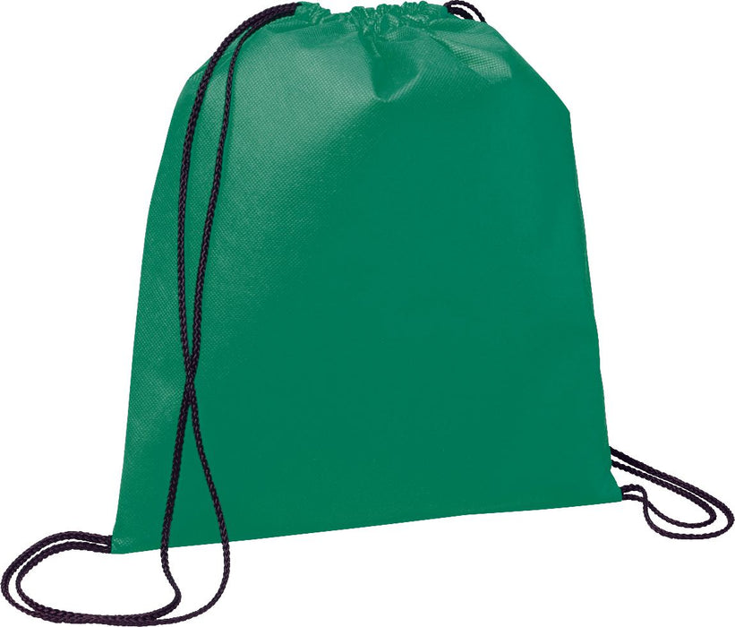 Evergreen Non-Woven Drawstring Bag with Rope Closure