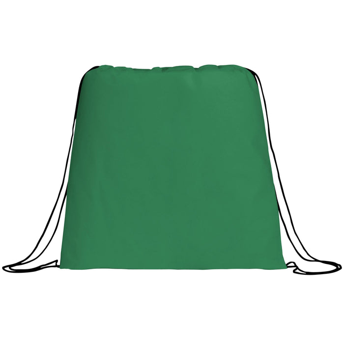 Evergreen Non-Woven Drawstring Bag with Rope Closure