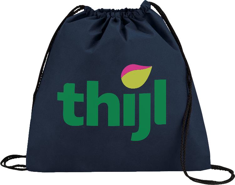 Evergreen Non-Woven Drawstring Bag with Rope Closure