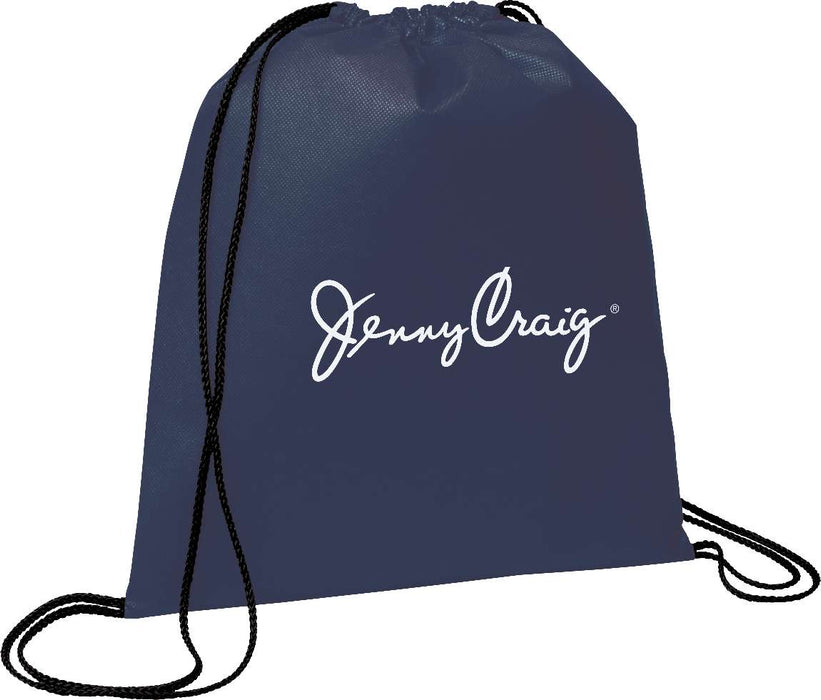 Evergreen Non-Woven Drawstring Bag with Rope Closure