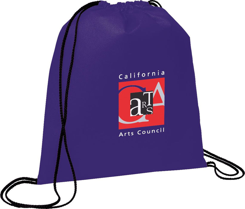 Evergreen Non-Woven Drawstring Bag with Rope Closure