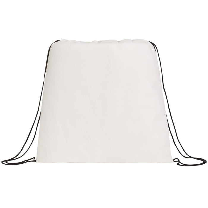 Evergreen Non-Woven Drawstring Bag with Rope Closure