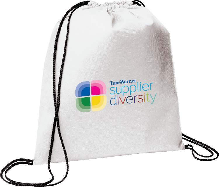 Evergreen Non-Woven Drawstring Bag with Rope Closure