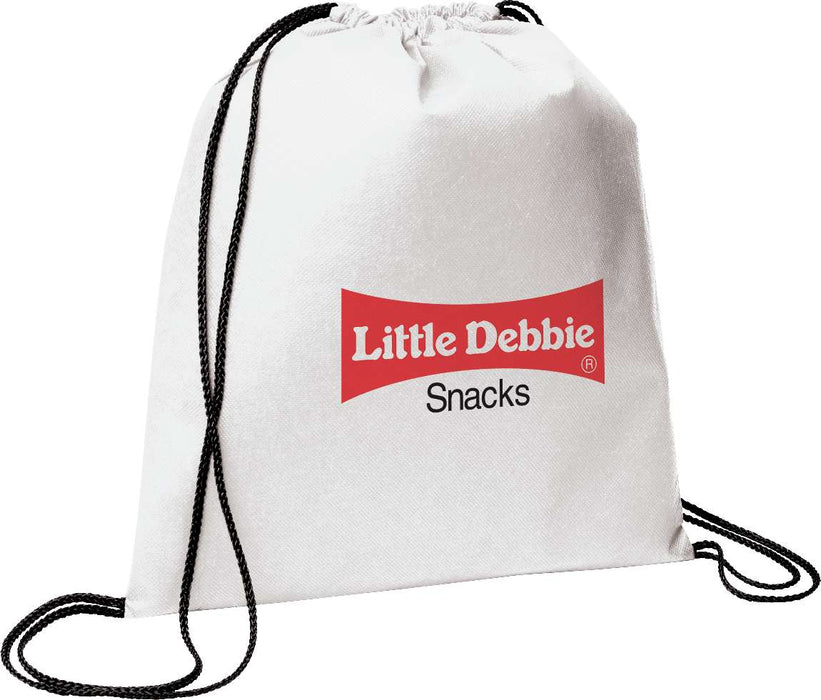 Evergreen Non-Woven Drawstring Bag with Rope Closure