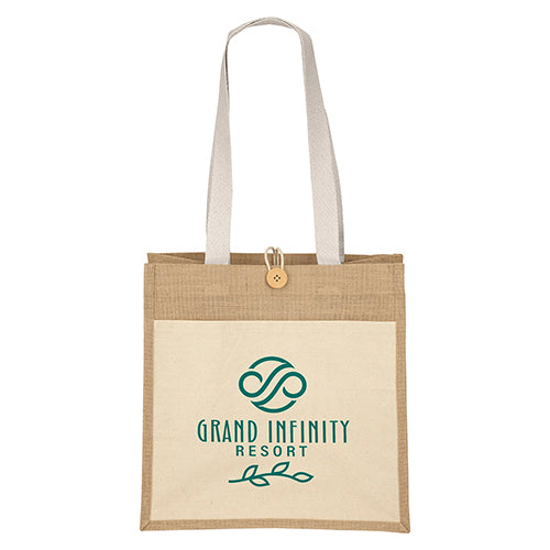 Wholesale Izzy Cotton/Jute Bag - 40IZ1414