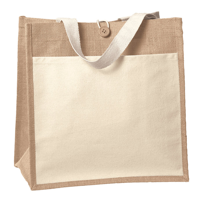 Wholesale Izzy Cotton/Jute Bag - 40IZ1414