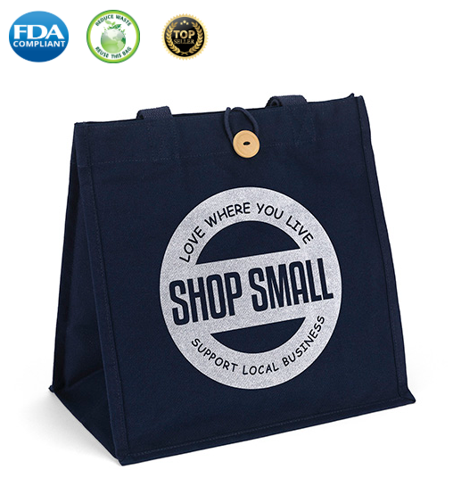 Wholesale cotton aurora long handle tote