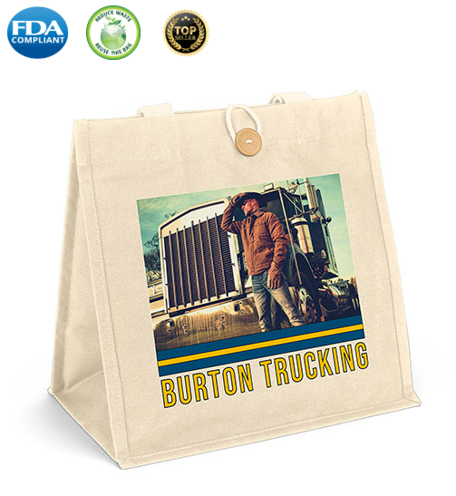 Wholesale cotton aurora long handle tote
