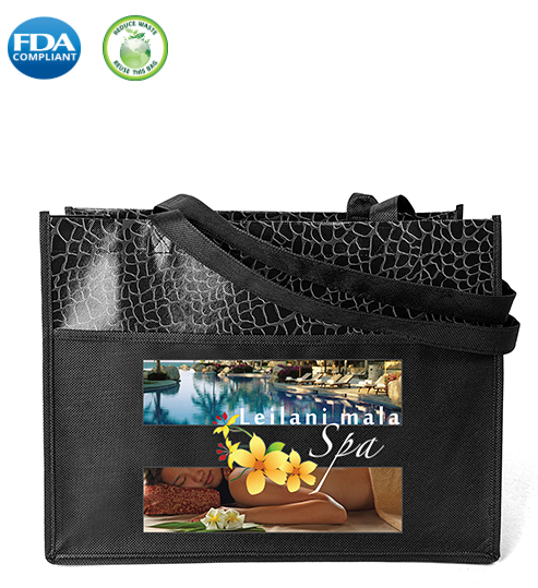 Wholesale Couture Laminated Tote Bag - 39LPBKS1612