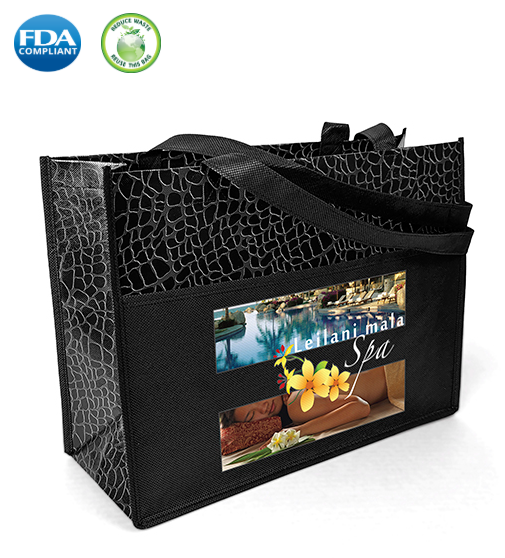 Wholesale Couture Laminated Tote Bag - 39LPBKS1612