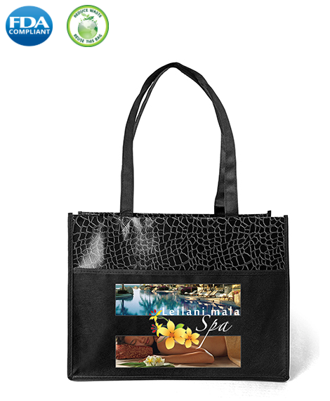 Wholesale Couture Laminated Tote Bag - 39LPBKS1612
