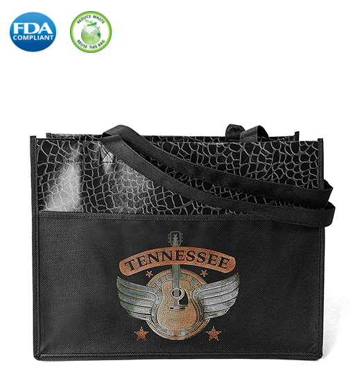 Wholesale Couture Laminated Tote Bag - 39LPBKS1612