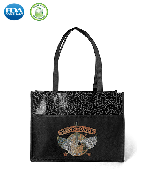 Wholesale Couture Laminated Tote Bag - 39LPBKS1612