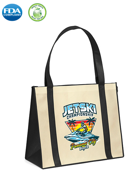 Wholesale Dunes Non-Woven Natural Tote Bag - 39LPNAS1612