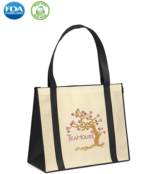 Wholesale Dunes Non-Woven Natural Tote Bag - 39LPNAS1612
